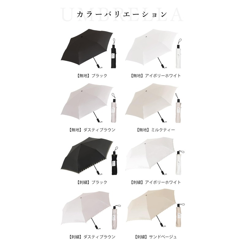 k2-k3 One-Touch Folding Umbrella, Ultra Lightweight, For Both Sunny and