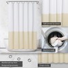 Alyvia Spring Waterproof Fabric Shower Curtain, Soft and Lightweight Fabric