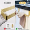 RETON Pack of 3 Kitchen Towel Racks, 23 cm Tea