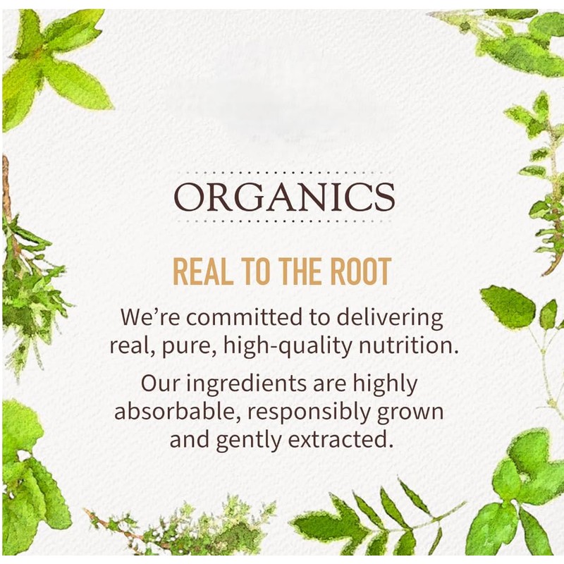 Organics MensMultivitamin, Unflavored Non-GMO, Gluten-Free 60 Vegan Tablets
