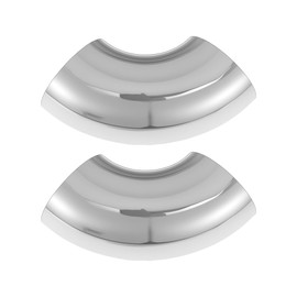 Motoforti 2 Pcs 2" OD 90 Degrees Mandrel Bend Elbow T316 Stainless Steel Exhaust Elbow Pipe Thickness 1.5mm/16GA Arc Length 5.24" for Car Exhaust Elbow Pipe