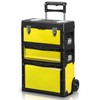 Auto Dynasty Stackable Tool Box 3-Tier Tool Separate Organizer Rolling
