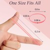 JIRIS 1000pcs Mini Hair Rubber Bands, Soft & Durable Plastic