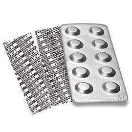 100 Premium Photometer Test Tablets, 50 x DPD1 and 50 x Phenol Red for Determining Water Values: Free Chlorine and pH Value. Suitable for PoolLab and other hand photometers.