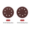 sourcing map 20pcs 7 Inch 8 Hole Hook and Loop