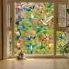 Zindoo 9 Sheet Spring Summer Birds Window Clings, 38Pcs Double