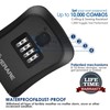 GIVERARE Lock Box, 4 Digits Combination Lockbox, Waterproof Outdoor Key