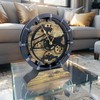 ImprovingLife The Gears Clock Desk Clock 10 inches with Real