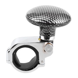 Bediffer Universal Steering Wheel Ball Grip Knob Booster Power Spinner Additional Grip Control Car (Carbon), Vehicle Interior, Steering Wheel