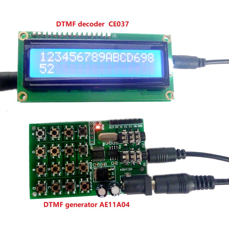 DTMF Module 5-24VDC Audio Generator Module Voice Dual Encoder Transmitters