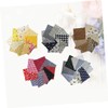 Hohopeti 5packs Handmade Cotton Fabric Bundle Pre-Cut Squares DIY Material