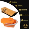 New Extra LARGE Collapsible BBQ Prep Tub with LOCKING LID