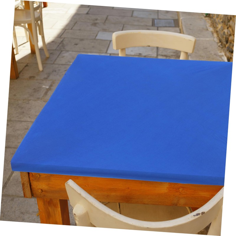 Hohopeti Polyester Stretch Tablecloth Vintage Style Square Shape Outdoor/Indoor Easy