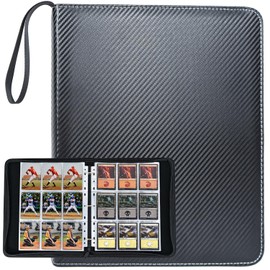 9 Pocket Trading Card Collection Book, Binder Card Album with 900 Pockets Game Card Sleeves, Binder Card Organizer for MTG, TCG, and Baseball Cards Protection and Storage