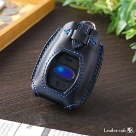 Leather Chaya sbr-a Smart Key Case, Revogue Impreza XV Forester GR86 Outback B4 WRX BRZ S4 STI Made in Japan, multicolor (black / red)