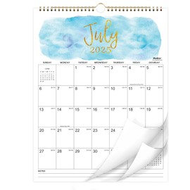 2025-2026 Wall Calendar - Hanging Wall Calendar 2025-2026 from July 2025 - December 2026, 11.4" x 14.6", Twin-Wire Binding, Large Blocks with Julian Dates, Perfect for Planning