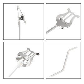 Saxophonständer, Notenständer für Saxophon, Notenständer für Bariton-Saxophon, tragbare Halterung für Marcia Clip, tragbarer Notenständer für Saxophon