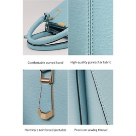 Pahajim Women Fashion Purses and Handbags Shoulder Tote Bags Top Handle Satchel for Women (light blue)