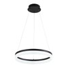 Buccleuch Black LED Chandelier, Dimmable Round Chandelier for Dining Room