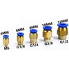 10 PCS Straight Pneumatic Push to Quick Connector Air Fittings