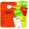 Astro Bright Orange Parking Permit - Guest Pass - Numbered