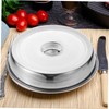 ULTECHNOVO 2Pcs Steak Cover Sturdy Food Protective Lid for Indoor