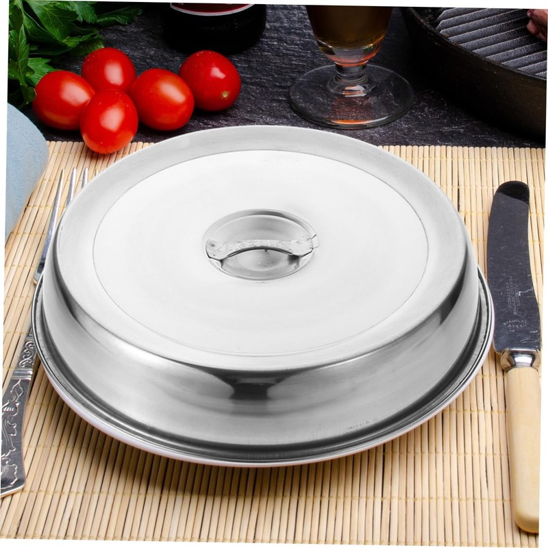 ULTECHNOVO 2Pcs Steak Cover Sturdy Food Protective Lid for Indoor