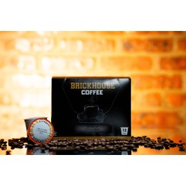 Brickhouse Mexican Cinnamon Flavored Coffee Pods – 12 Count Single Serve Cups Compatible with Keurig Brewers – Warm, Spiced Medium Roast Gourmet Coffee