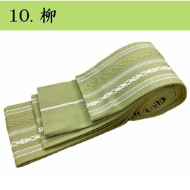 Asakusa Kimonoichi [Made in Japan] Men's Cotton Corner Obi <> All 10 Colors (Includes Corner Obi Tying Guide) Men's Men