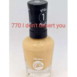 Sally Hansen~Step 1~Miracle Gel Nail Polish~I Dn't Desert You~#770~New~F