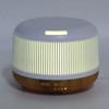 300ml Wood Grain Humidifier Aromatherapy Diffuser Humidifier with 7 LED