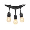 SUNTHIN Outdoor String Lights, 48FT Commercial Grade String Light with