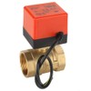 DC 24 VBrass Motorised Ball Valve 2 3 Way Electric