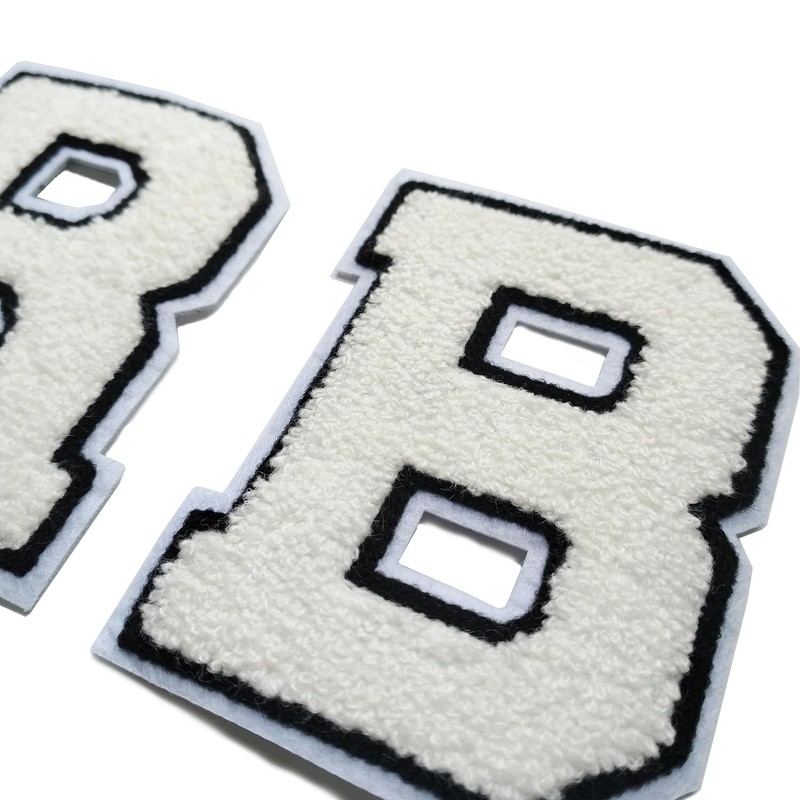 Iron on Letter Patch 3Pcs Varsity Letter Patches 4.5 inch