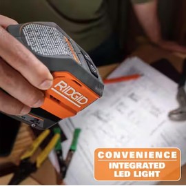 RIDGID 18V - Inversor de potencia inalámbrico de 175 vatios de 18 voltios (solo herramienta)