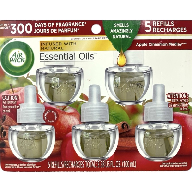 AirWick Refills Wall Plug, 5 Count Packs, Each 5ct. Comes