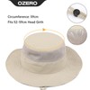 OZERO Sun Hat for Women Men: Wide Brim Packable Boonie