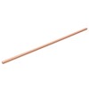sourcing map Copper Flat Bar, 1/4" Thickness x 1/4" Width