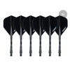 Champify 6 x OneFlow Dart Shafts with Flight - Black