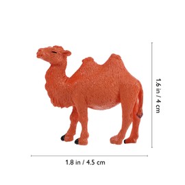 Toyvian Pack of 24 Mini Simulation Camel Wild Animals Figures Camel Model Camel Statues Children Cylinder Miniatures Toy for Children Camel Toy Camel Props Camel Figures