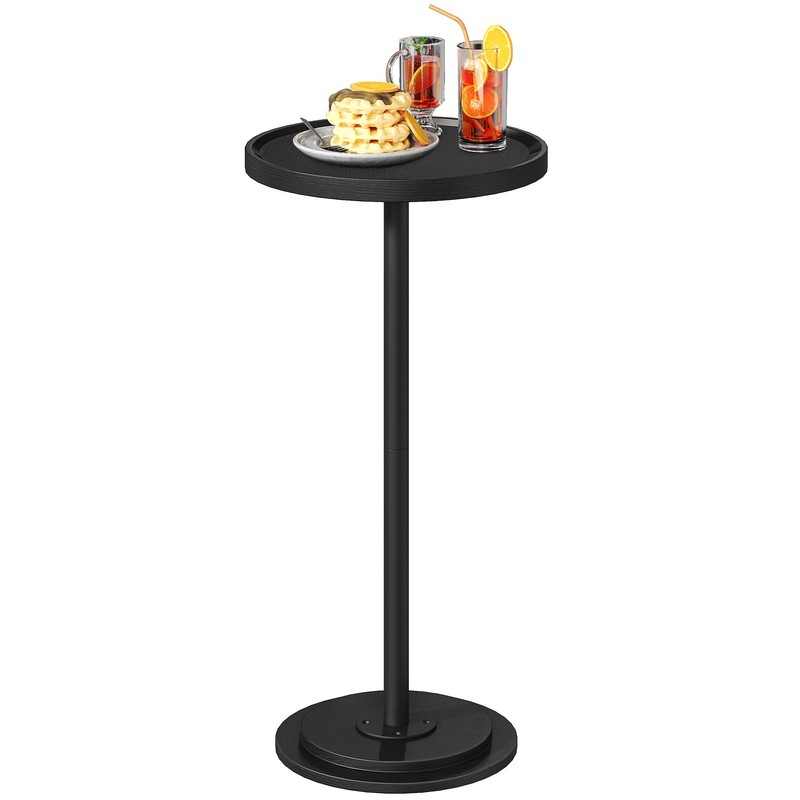 CHOEZON Small Round Side Table, Drink Table for Small Spaces,
