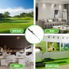 Parthan Retractable Golf Swing Training Aid, Right-Handed, Adjustable Alignment Trainer,