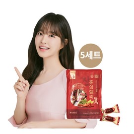 Hansamin Nonghyup Red Ginseng Red Ginseng Jelly Jin 200gX5 / 한삼인 농협홍삼 홍삼젤리 진 200gX5