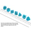 ONUTLI Dragon 7 Stars DND Dice,7Pcs Sharp Edge Resin Dungeons