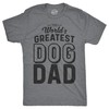 Mens Worlds Greatest Dog Dad Tshirt Funny Animal Lover Tee