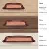 khtumeware 2 Pack 5 inch(128mm) Vintage Drawer Pulls Antique Copper