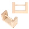 Wooden Yarn Holder 5.1in Long Sturdy Smoothing Rotatable Easy Assembly