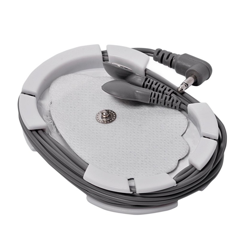 Tens Unit Pads Patches Holder with Extra Replacement Reusable Electrodes