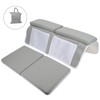 Neoprene Light Gray Rectangle Outdoor Swimming Kneeler Pad Indoor Bathroom