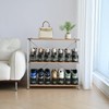 Uni HIMO Shoe Slots Organizer, Clear Shoe Stacker, Adjustable Level